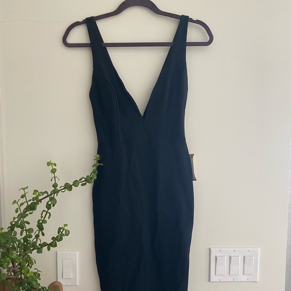 Sexy little black dress with a strappy back